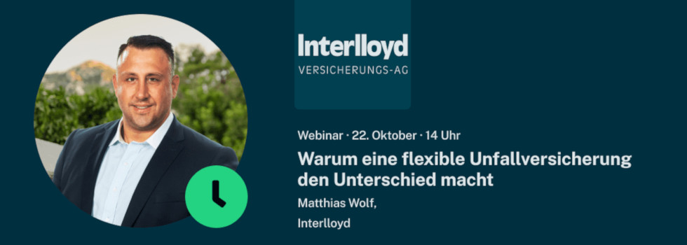 Webinar 10/2024: Warum eine flexible Unfallversicherung den Unterschied macht